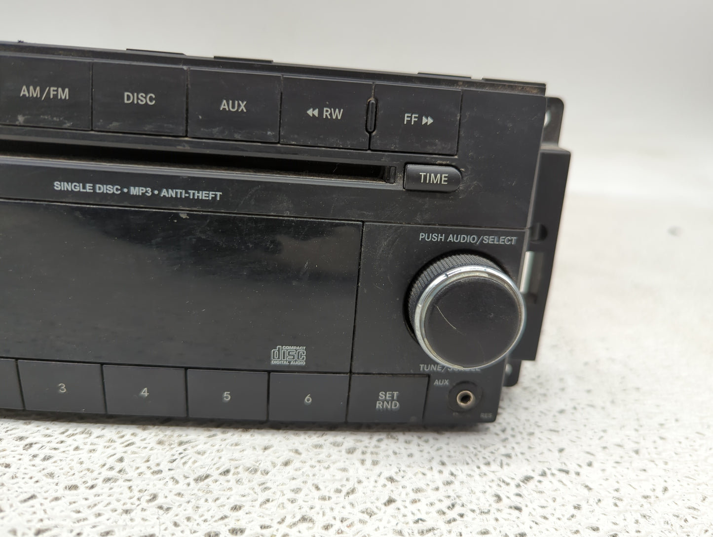 2014 Dodge Avenger Radio AM FM Cd Player Receiver Replacement P/N:P05091195AC 05091195AC Fits OEM Used Auto Parts - Oemuseda