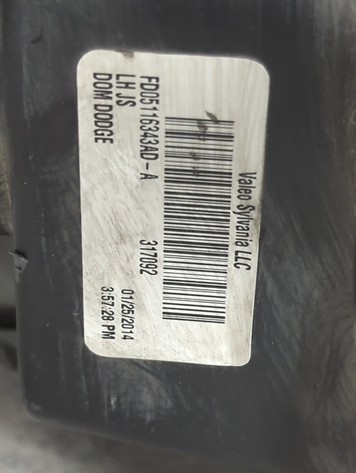 2008-2014 Dodge Avenger Driver Left Oem Head Light Headlight Lamp 1458983 - Oemusedautoparts1.com