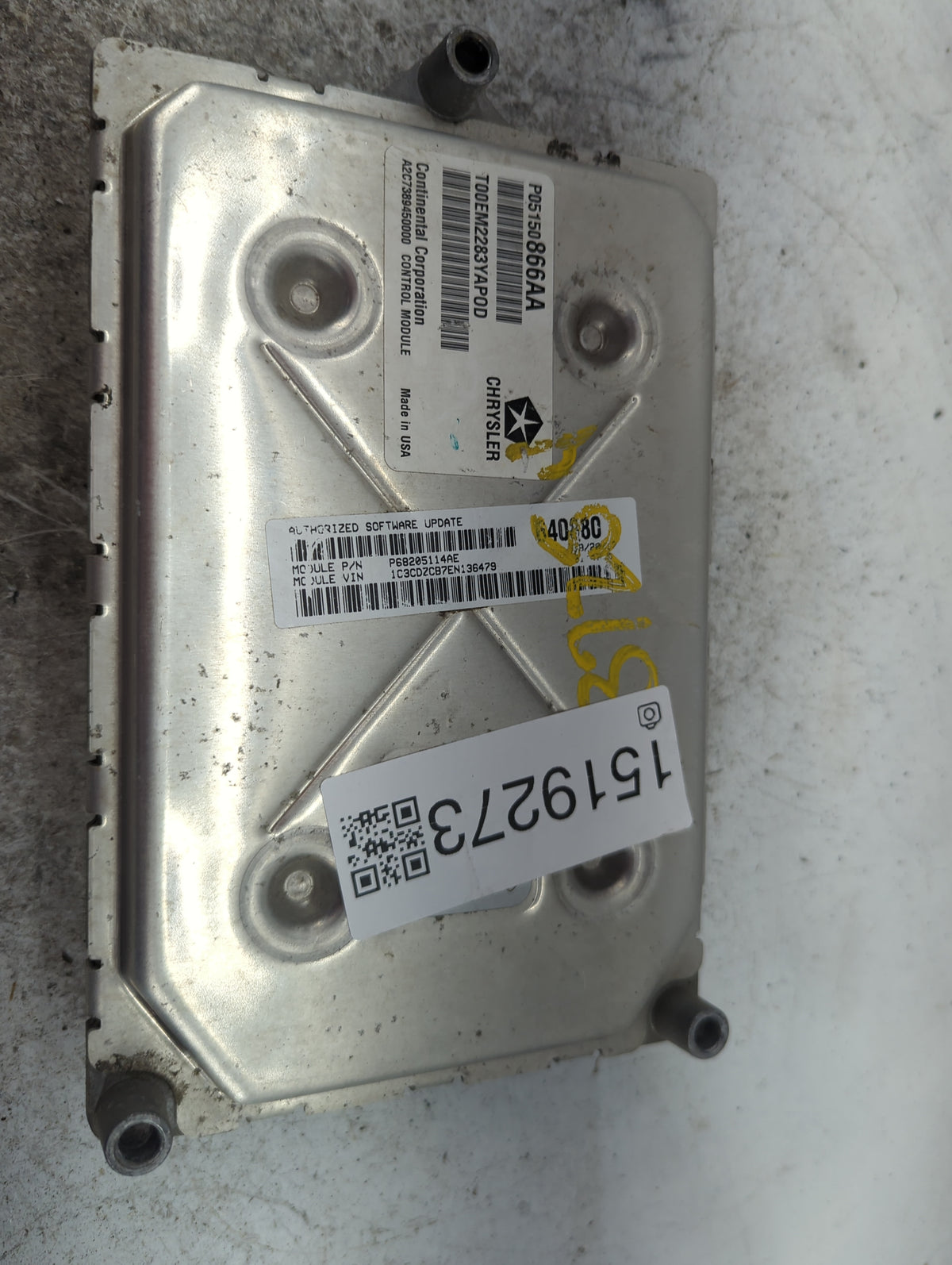 2014 Dodge Avenger PCM Engine Control Computer ECU ECM PCU OEM P/N:P05150866AA T00EM2283YAP0D, A2C7389450000, P68205114AE OE