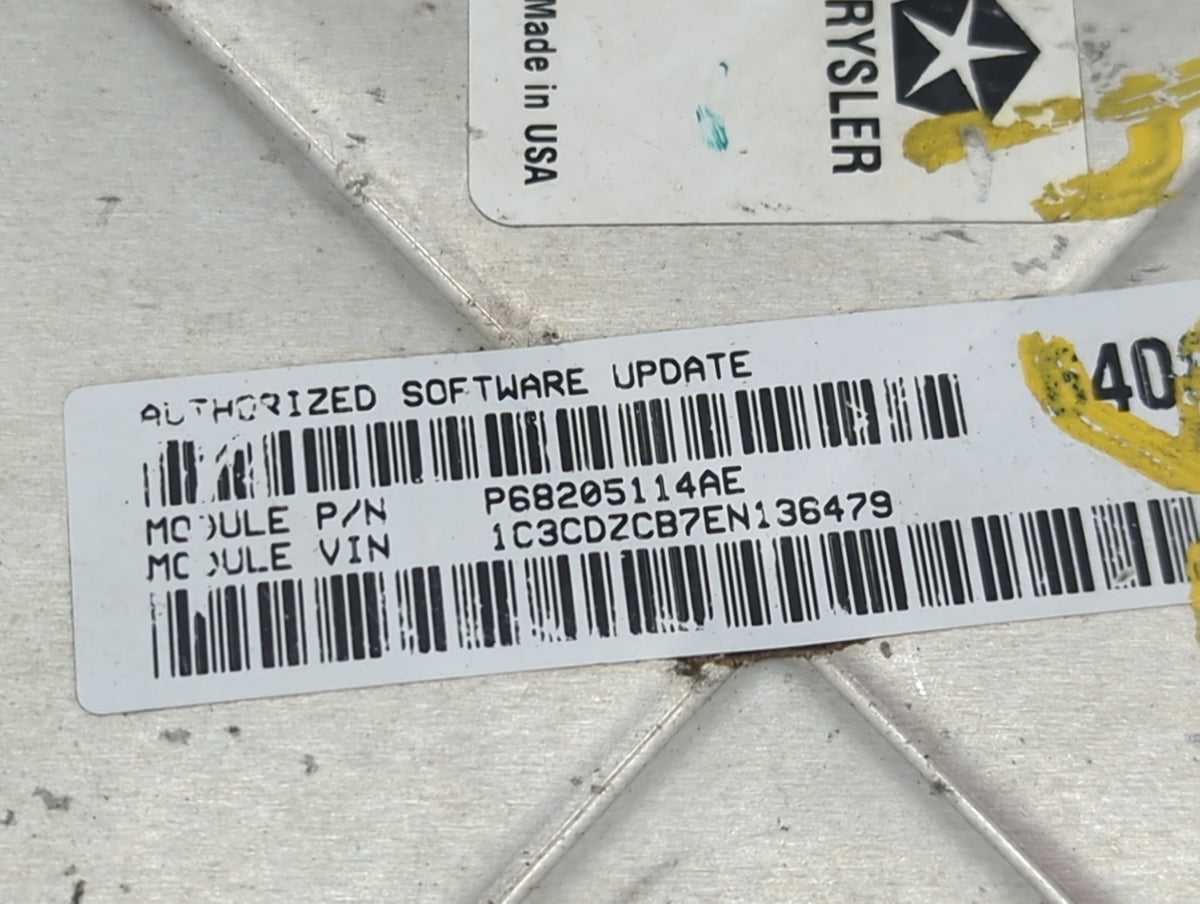 2014 Dodge Avenger PCM Engine Control Computer ECU ECM PCU OEM P/N:P05150866AA T00EM2283YAP0D, A2C7389450000, P68205114AE OE