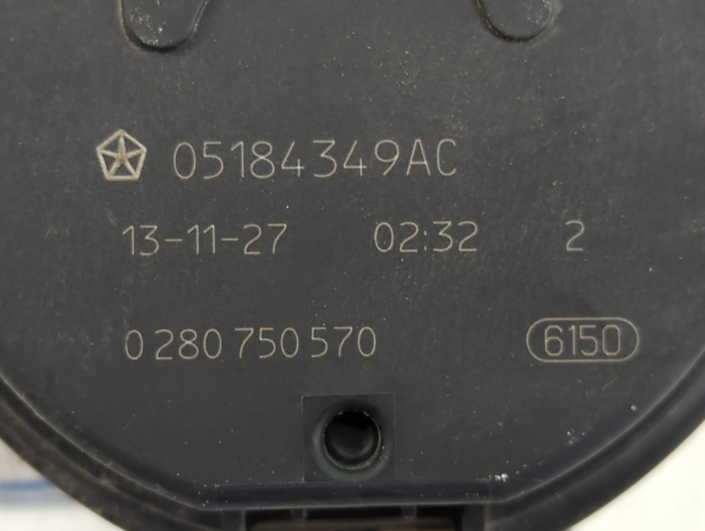 2011-2014 Dodge Avenger Throttle Body P/N:0 280 750 570 05184349AC Fits OEM Used Auto Parts - Oemusedautoparts1.com