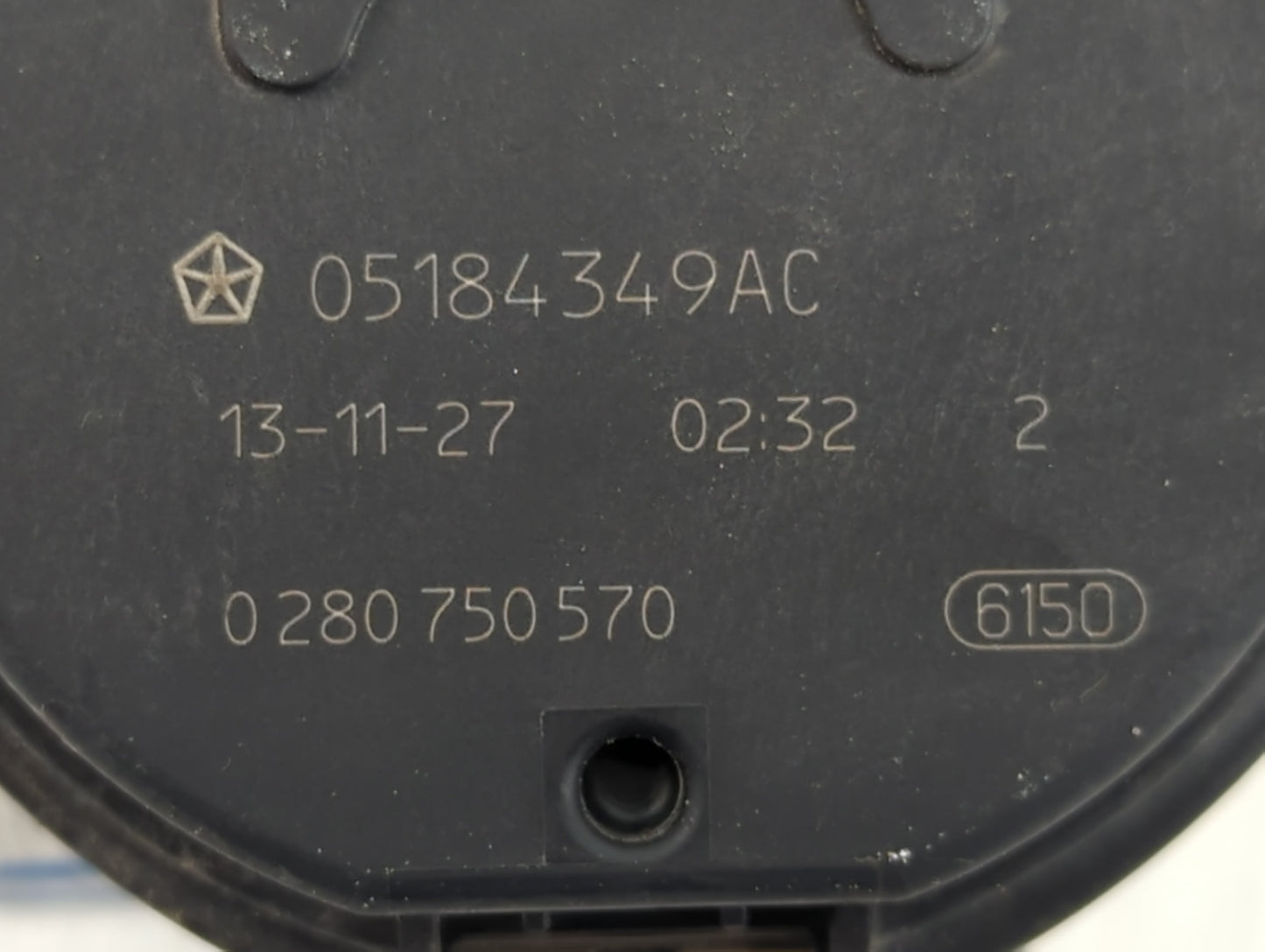 2011-2014 Dodge Avenger Throttle Body P/N:0 280 750 570 05184349AC Fits OEM Used Auto Parts - Oemusedautoparts1.com