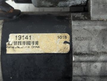 2014 Dodge Avenger Car Starter Motor Solenoid OEM P/N:19141 Fits OEM Used Auto Parts