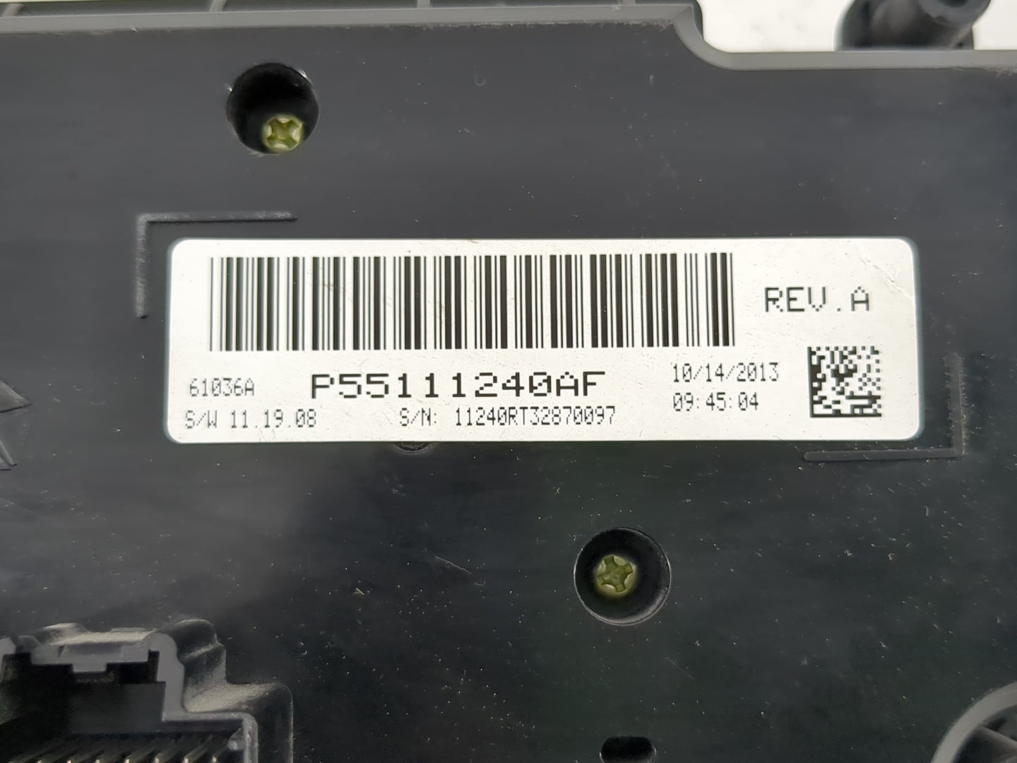 2014 Dodge Caravan Climate Control Module Temperature AC/Heater Replacement P/N:P55111240AF Fits OEM Used Auto Parts - Oemus