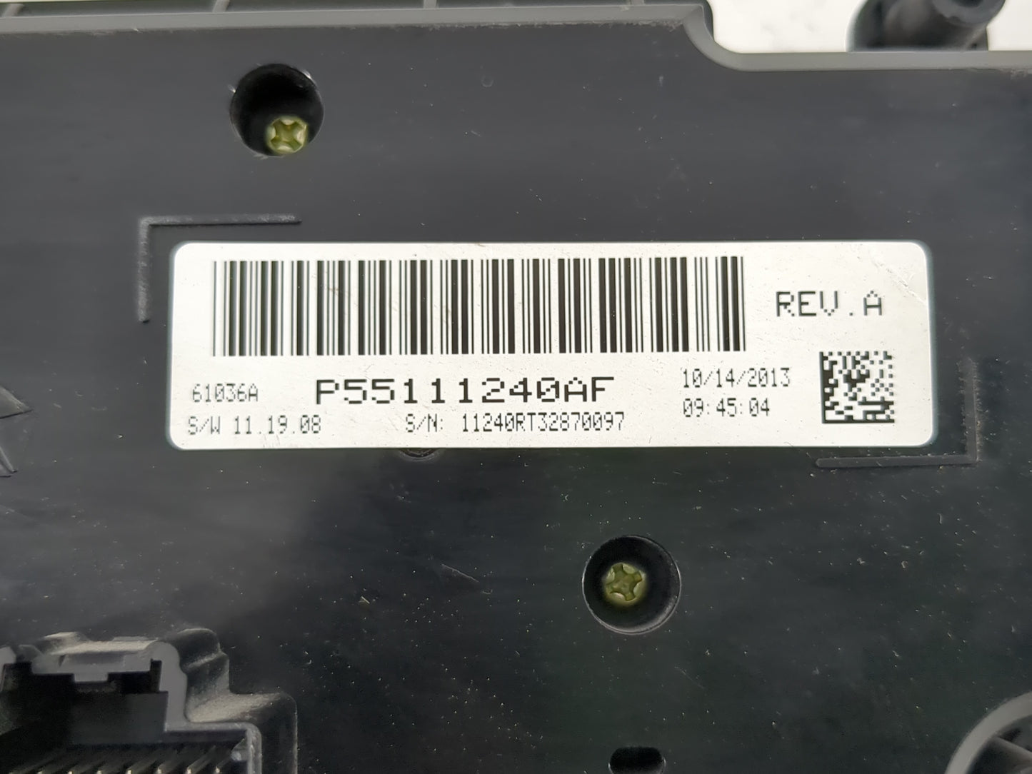 2014 Dodge Caravan Climate Control Module Temperature AC/Heater Replacement P/N:P55111240AF Fits OEM Used Auto Parts - Oemus