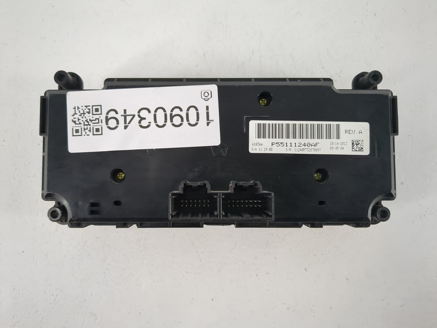 2014 Dodge Caravan Climate Control Module Temperature AC/Heater Replacement P/N:P55111240AF Fits OEM Used Auto Parts - Oemus