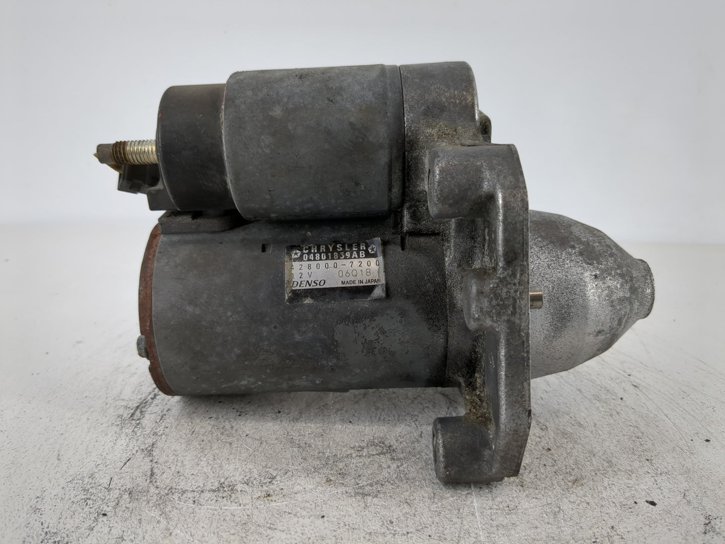 2014 Dodge Caravan Car Starter Motor Solenoid OEM P/N:428000-7200 04801839AB Fits OEM Used Auto Parts - Oemusedautoparts1.co