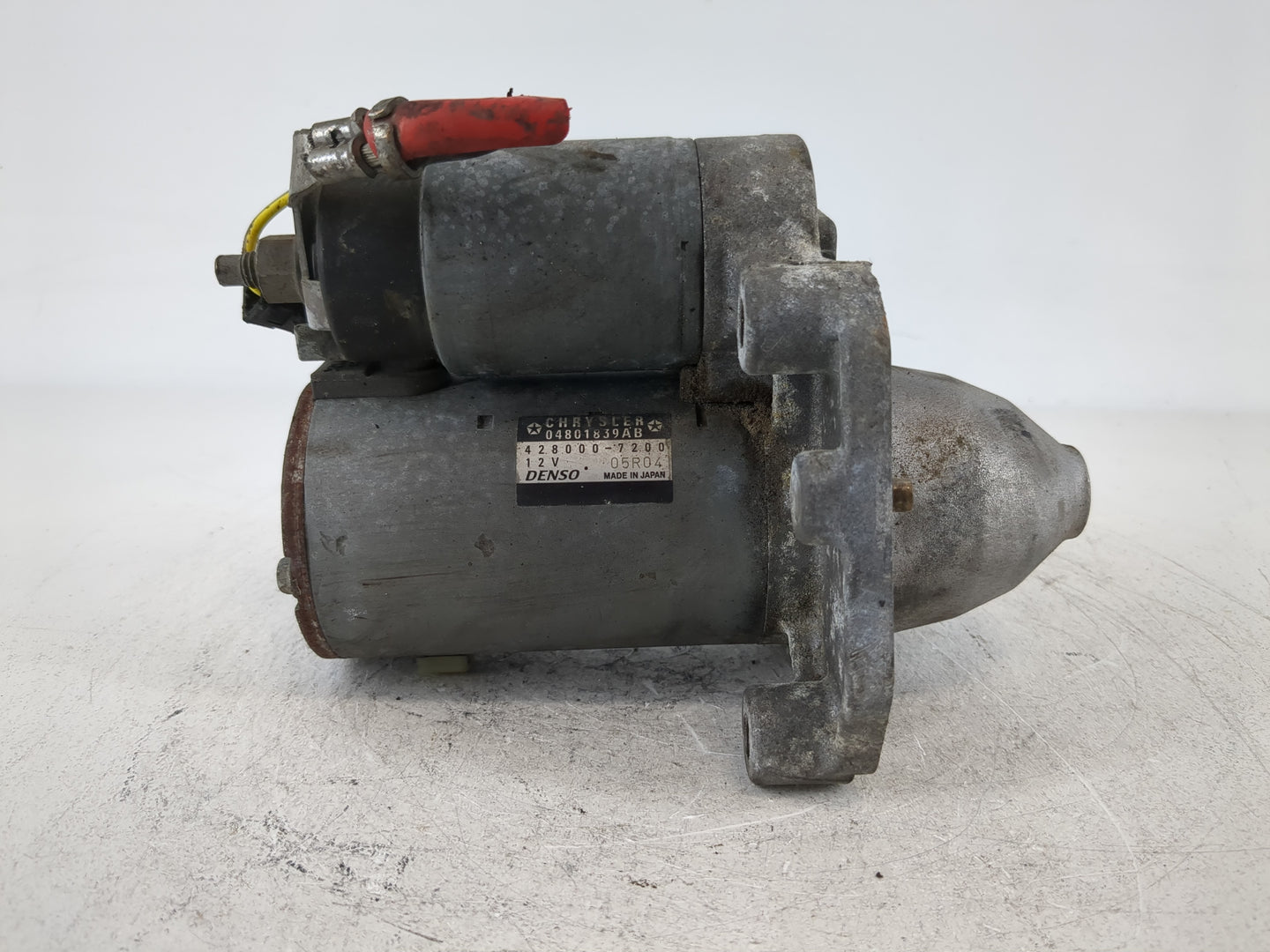 2014 Dodge Caravan Car Starter Motor Solenoid OEM P/N:428000-7200 04801839AB Fits OEM Used Auto Parts - Oemusedautoparts1.co