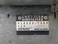 2014 Dodge Caravan Car Starter Motor Solenoid OEM P/N:428000-7200 04801839AB Fits OEM Used Auto Parts - Oemusedautoparts1.co