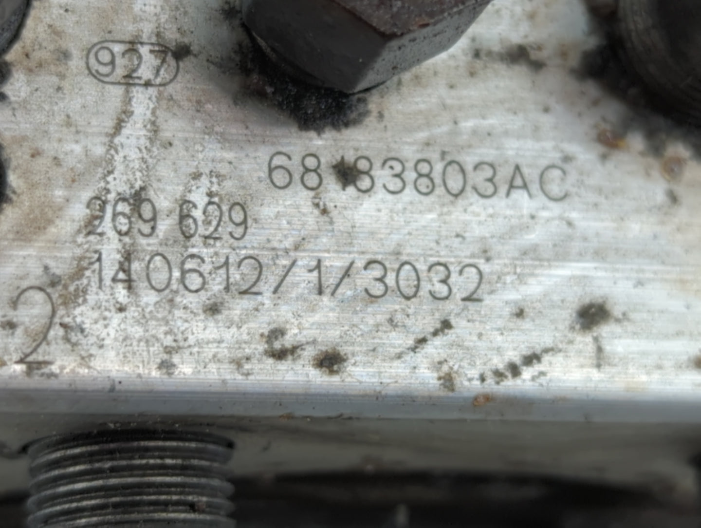 2014 Dodge Caravan ABS Pump Control Module Replacement P/N:P68183803AC Fits OEM Used Auto Parts - Oemusedautoparts1.com