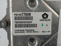 2014 Dodge Caravan PCM Engine Control Computer ECU ECM PCU OEM P/N:P68206610AD Fits OEM Used Auto Parts - Oemusedautoparts1.