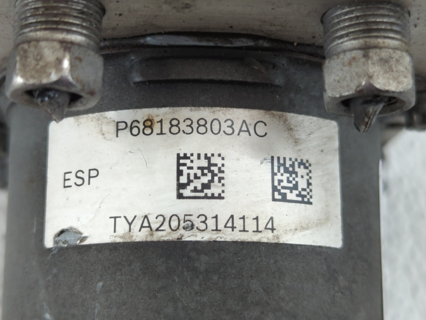 2014 Dodge Caravan ABS Pump Control Module Replacement P/N:P68183803AC Fits OEM Used Auto Parts - Oemusedautoparts1.com