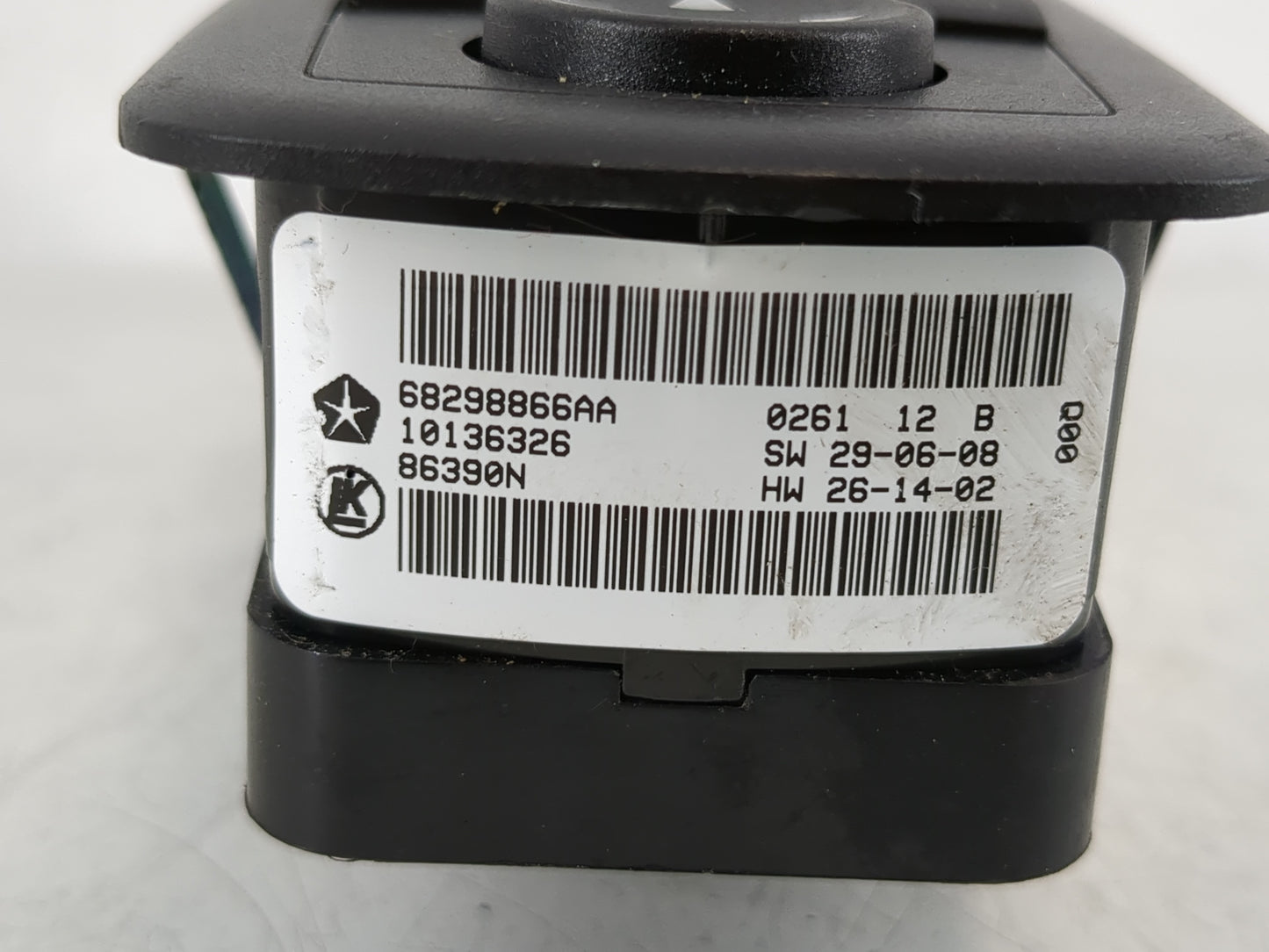 2014 Dodge Caravan Master Power Window Switch Replacement Driver Side Left P/N:68298866AA Fits Fits 2012 2013 2015 2016 OEM 