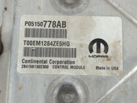 2014 Dodge Caravan PCM Engine Control Computer ECU ECM PCU OEM P/N:P05150778AB Fits OEM Used Auto Parts - Oemusedautoparts1.