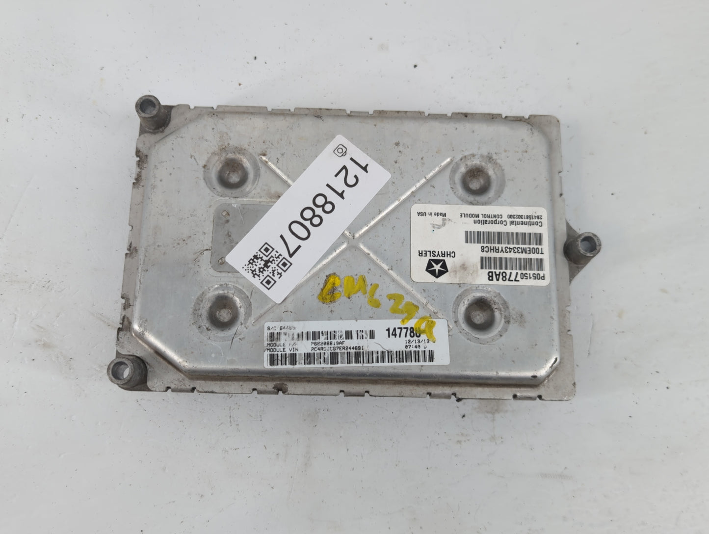 2014 Dodge Caravan PCM Engine Control Computer ECU ECM PCU OEM P/N:P05150778AB Fits OEM Used Auto Parts - Oemusedautoparts1.