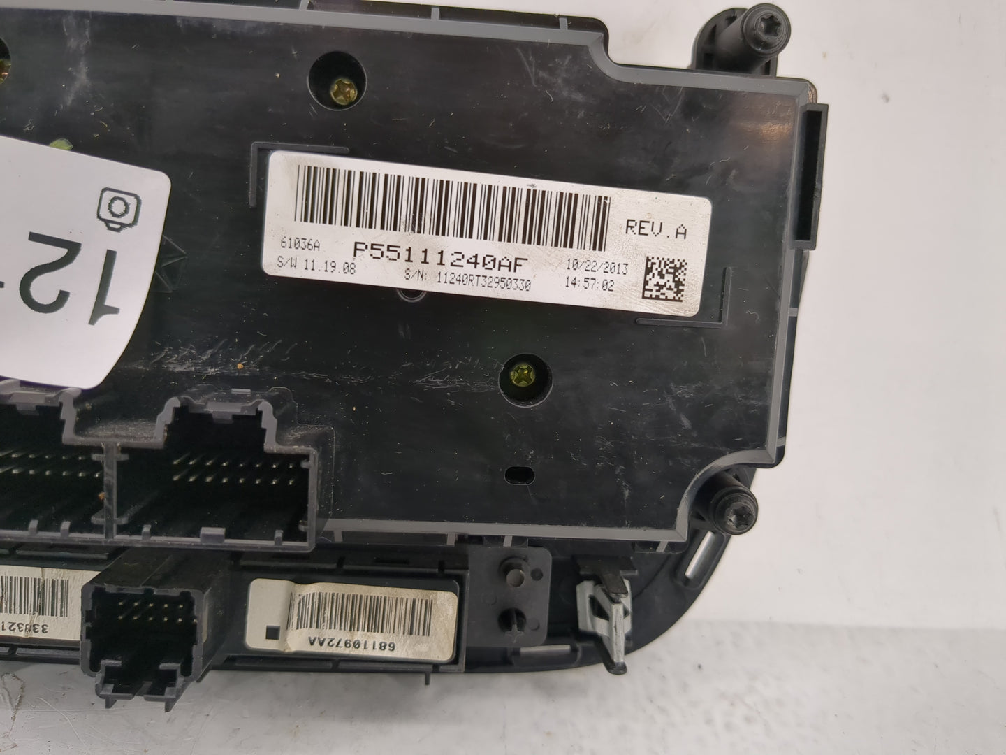 2014 Dodge Caravan Climate Control Module Temperature AC/Heater Replacement P/N:68110972AA Fits OEM Used Auto Parts - Oemuse