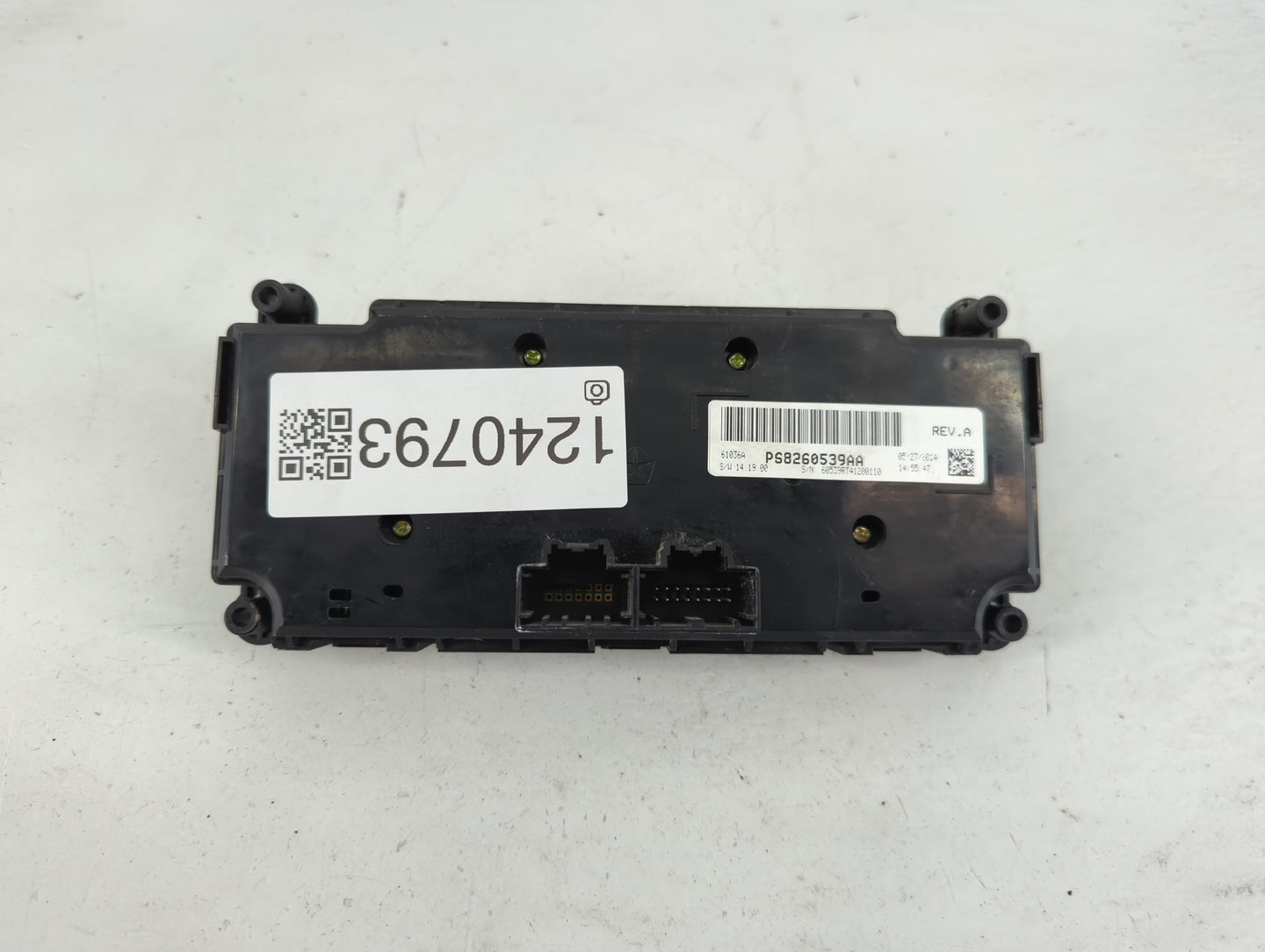 2014 Dodge Caravan Climate Control Module Temperature AC/Heater Replacement Fits Fits 2011 2012 2013 2015 2016 2017 2018 201