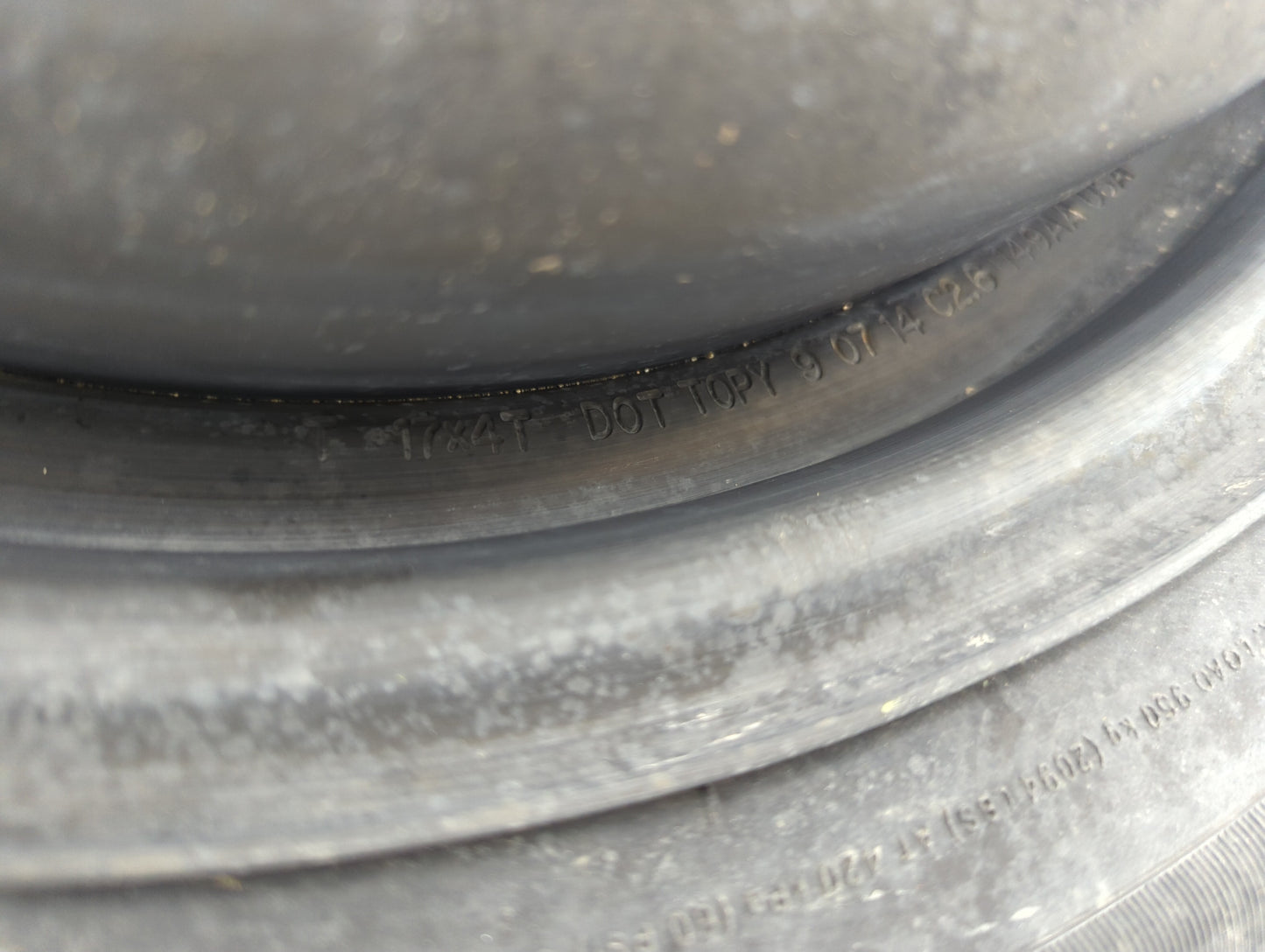 Dodge Caravan Spare Donut Tire Wheel Rim Oem - Oemusedautoparts1.com