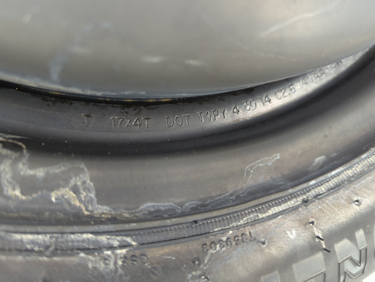 Dodge Caravan Spare Donut Tire Wheel Rim Oem - Oemusedautoparts1.com