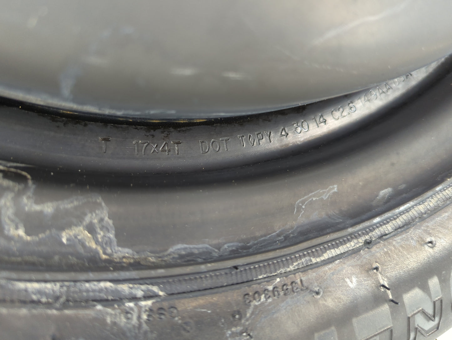 Dodge Caravan Spare Donut Tire Wheel Rim Oem - Oemusedautoparts1.com