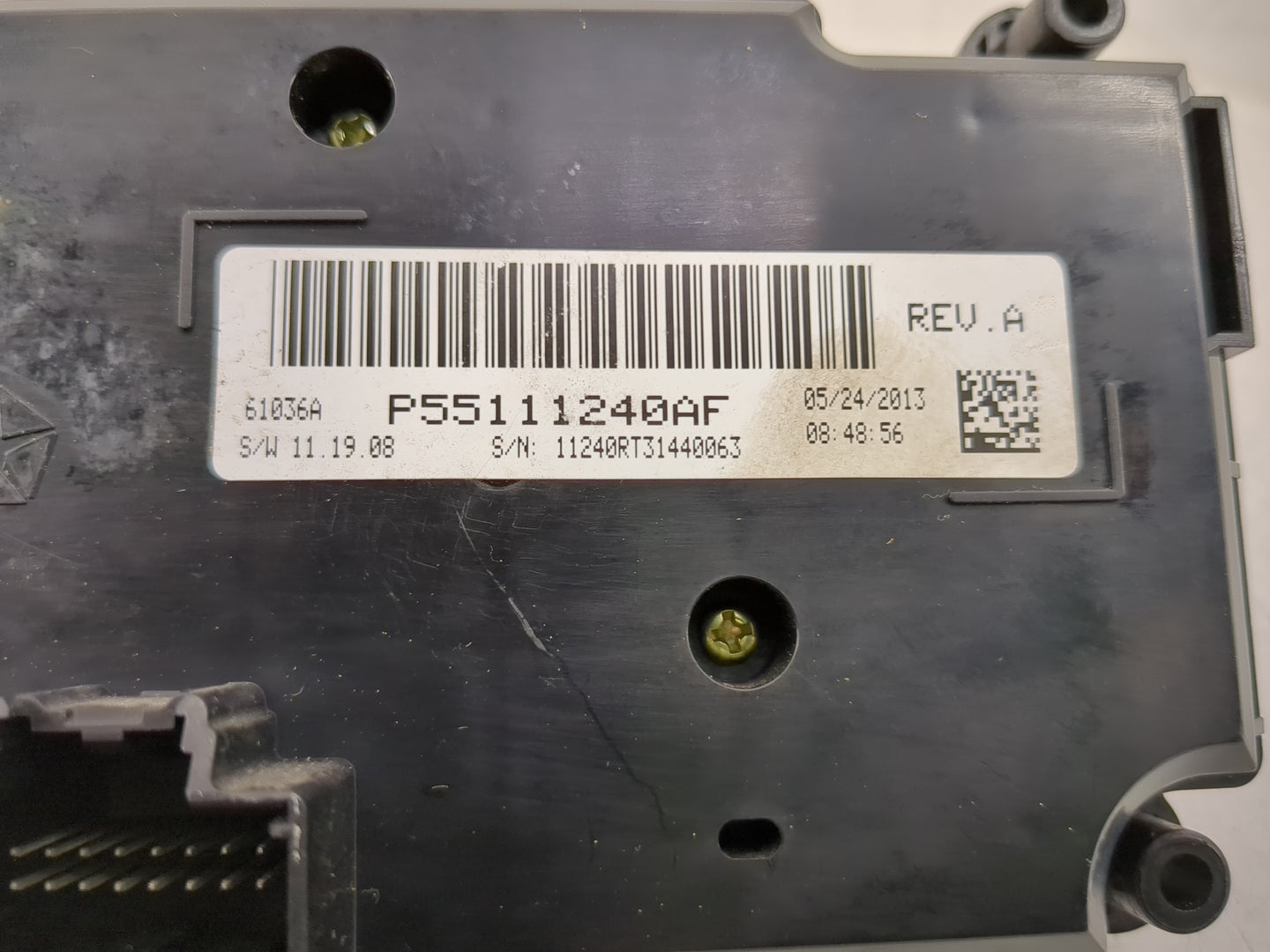 2014 Dodge Caravan Climate Control Module Temperature AC/Heater Replacement P/N:P55111240AF Fits OEM Used Auto Parts - Oemus