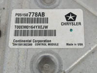 2014 Dodge Caravan PCM Engine Control Computer ECU ECM PCU OEM P/N:P05150778AB Fits OEM Used Auto Parts - Oemusedautoparts1.