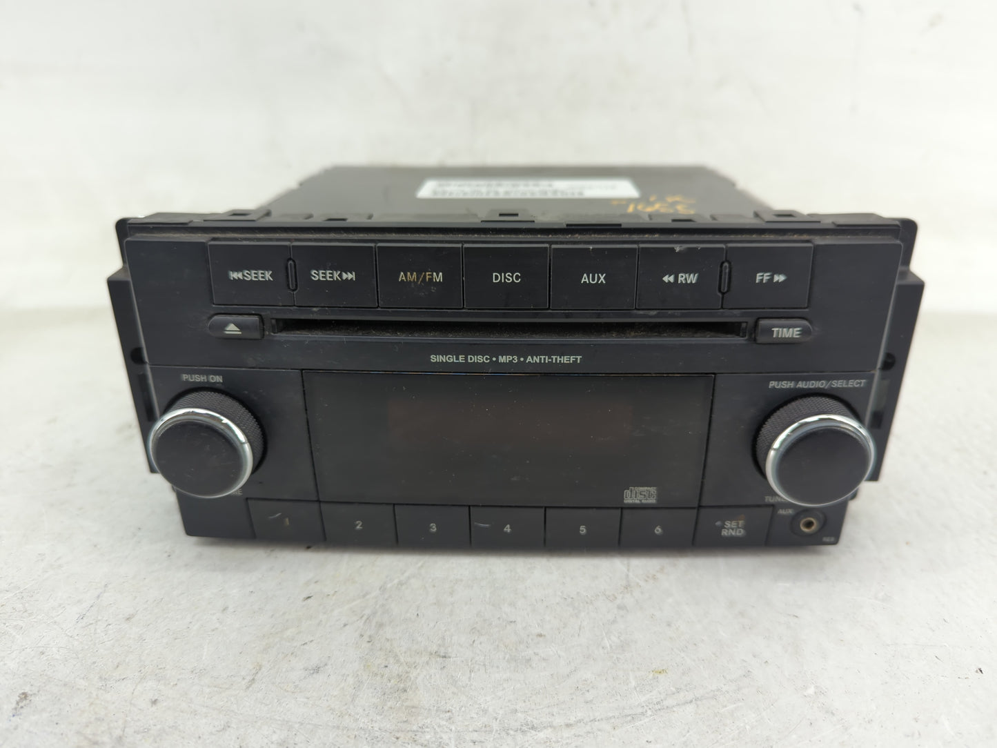 2014 Dodge Caravan Radio AM FM Cd Player Receiver Replacement P/N:0509131AC Fits Fits 2012 2013 2015 2016 2017 2018 2019 202