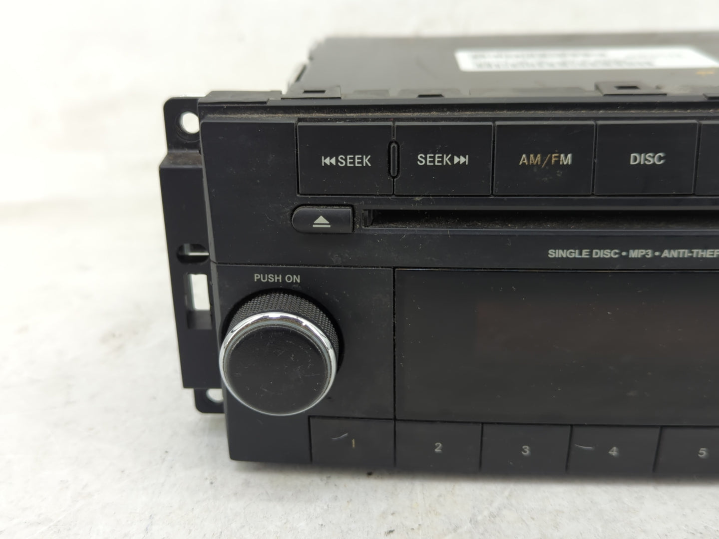 2014 Dodge Caravan Radio AM FM Cd Player Receiver Replacement P/N:0509131AC Fits Fits 2012 2013 2015 2016 2017 2018 2019 202