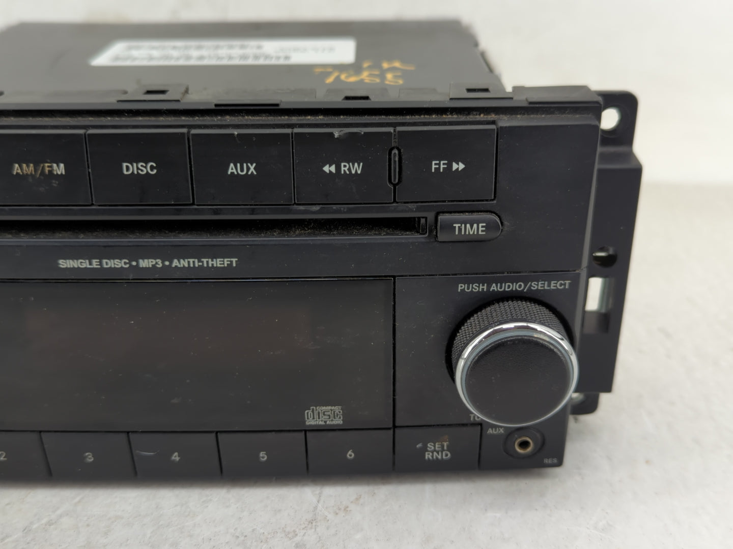 2014 Dodge Caravan Radio AM FM Cd Player Receiver Replacement P/N:0509131AC Fits Fits 2012 2013 2015 2016 2017 2018 2019 202