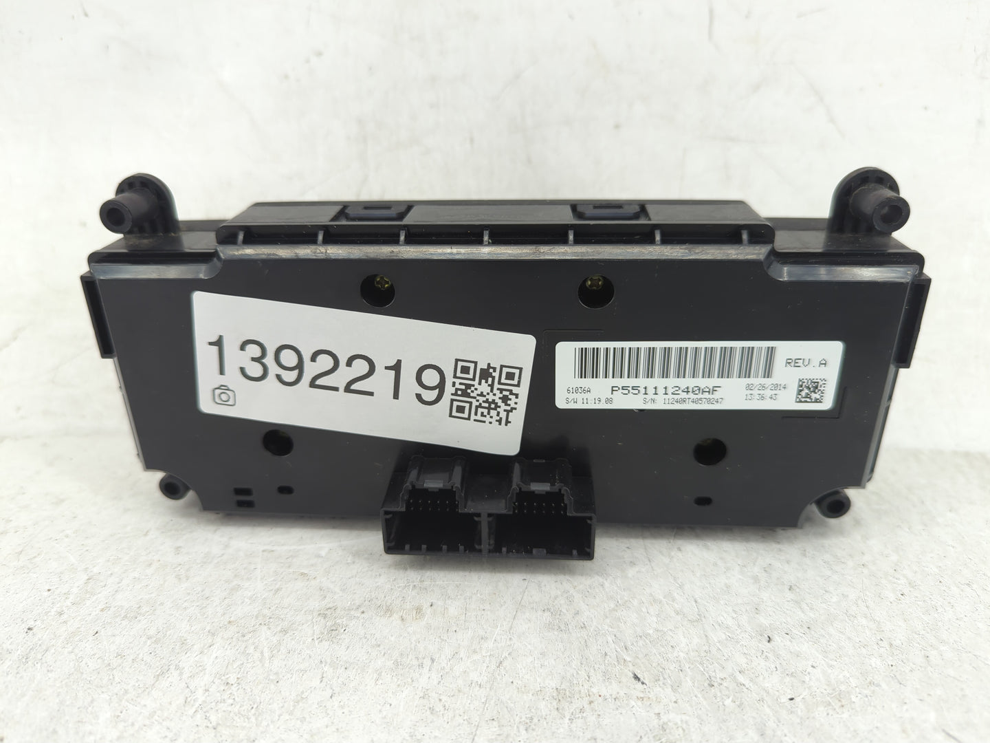 2014 Dodge Caravan Climate Control Module Temperature AC/Heater Replacement P/N:55111240AF Fits OEM Used Auto Parts - Oemuse