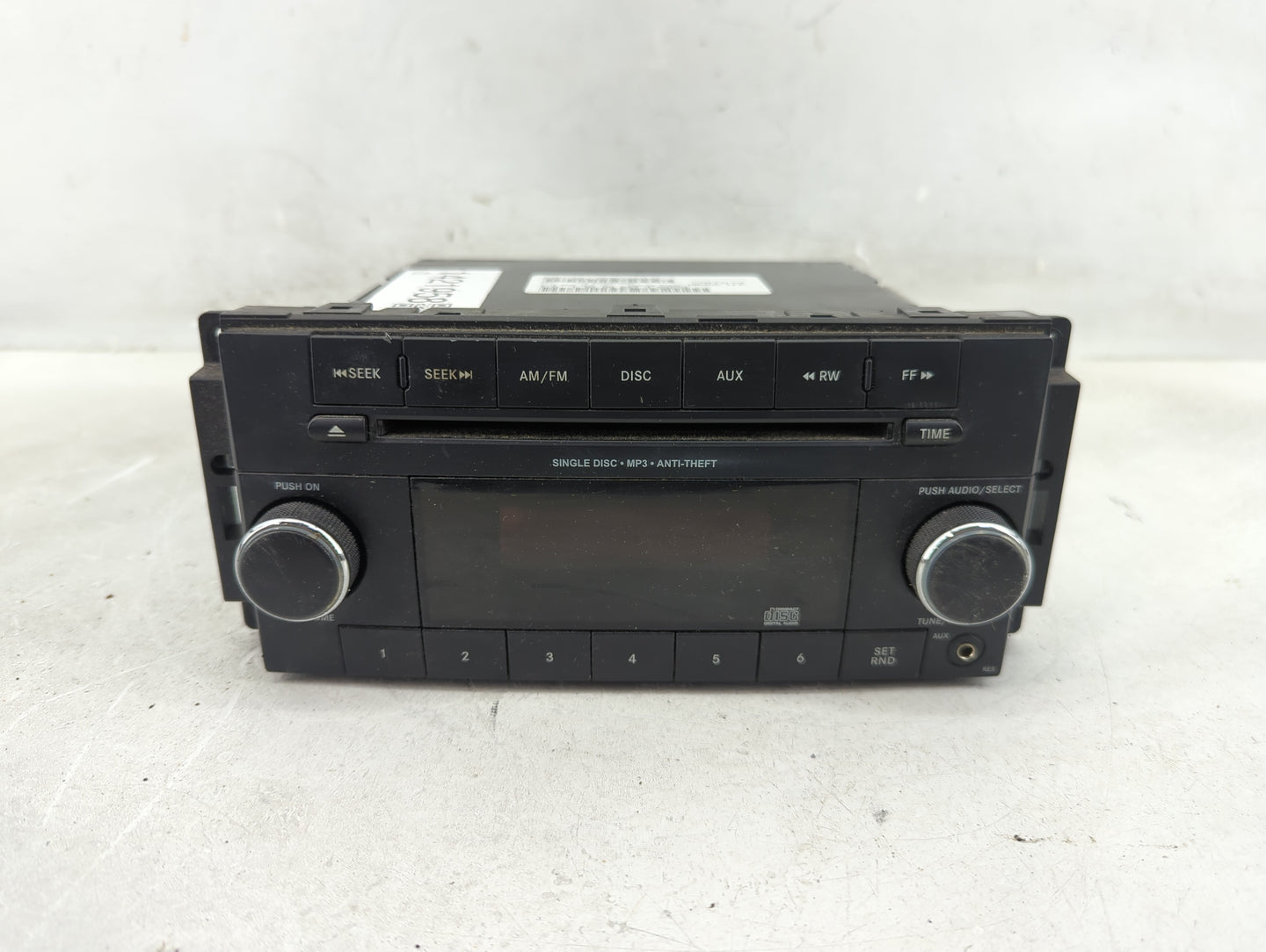 2014 Dodge Caravan Radio AM FM Cd Player Receiver Replacement P/N:P05091301AC Fits Fits 2012 2013 2015 2016 2017 2018 2019 2