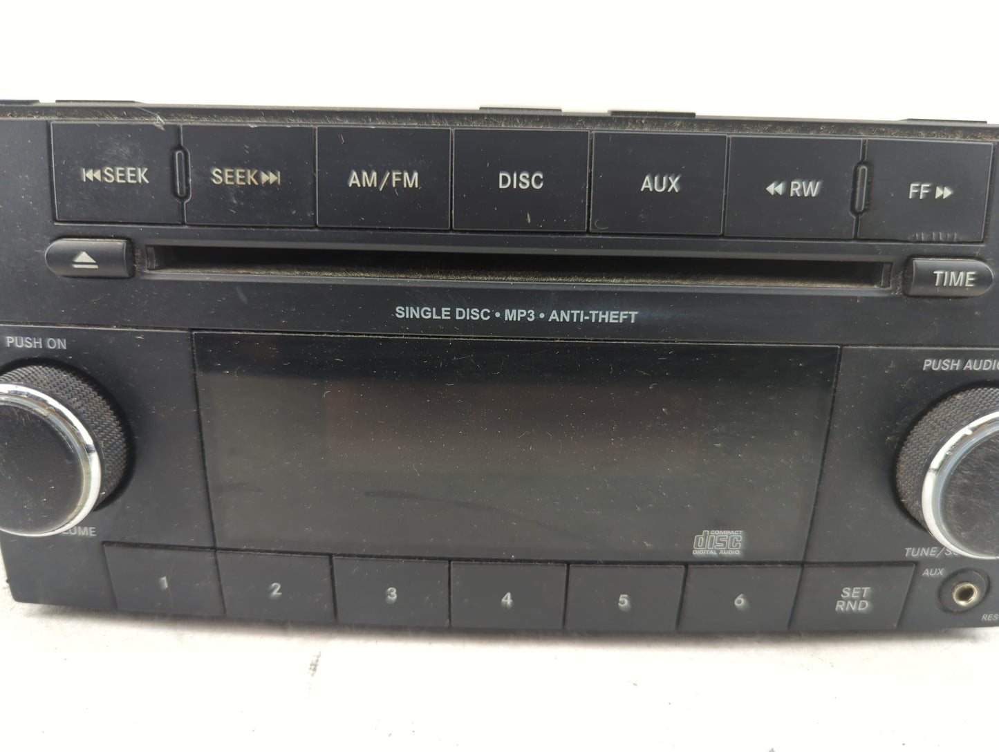 2014 Dodge Caravan Radio AM FM Cd Player Receiver Replacement P/N:P05091301AC Fits Fits 2012 2013 2015 2016 2017 2018 2019 2