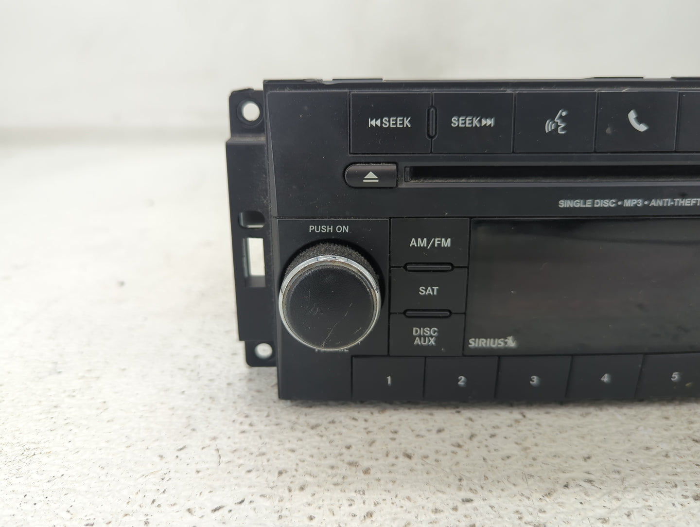 2014 Dodge Caravan Radio AM FM Cd Player Receiver Replacement P/N:P05091258AC Fits Fits 2012 2013 2015 2016 2017 2018 2019 2