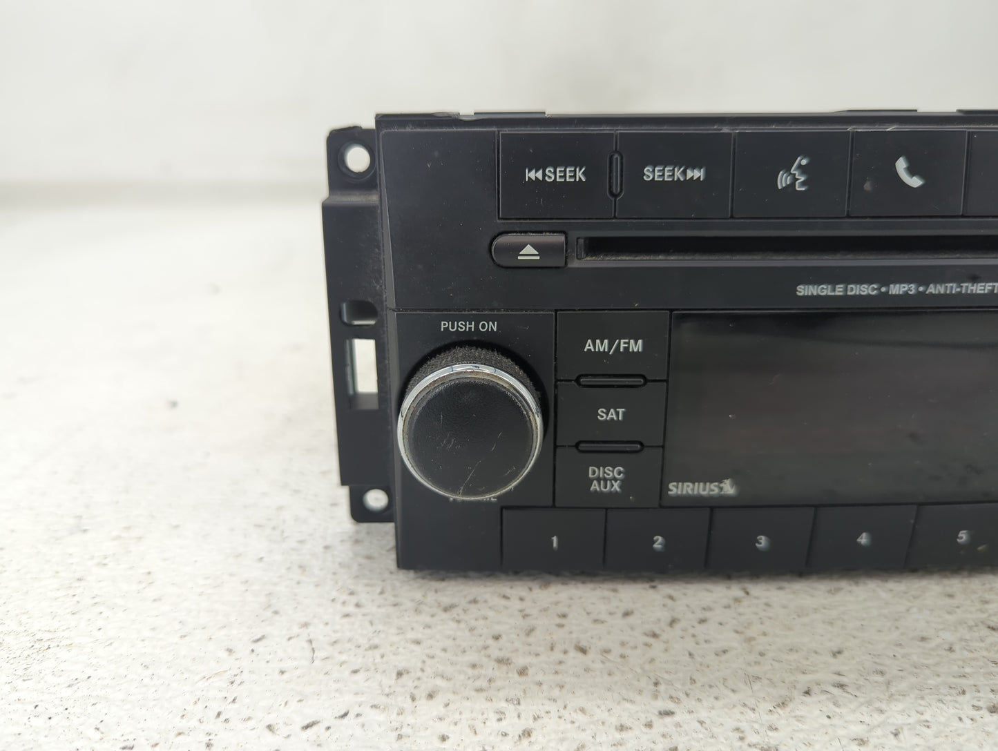 2014 Dodge Caravan Radio AM FM Cd Player Receiver Replacement P/N:P05091258AC Fits Fits 2012 2013 2015 2016 2017 2018 2019 2