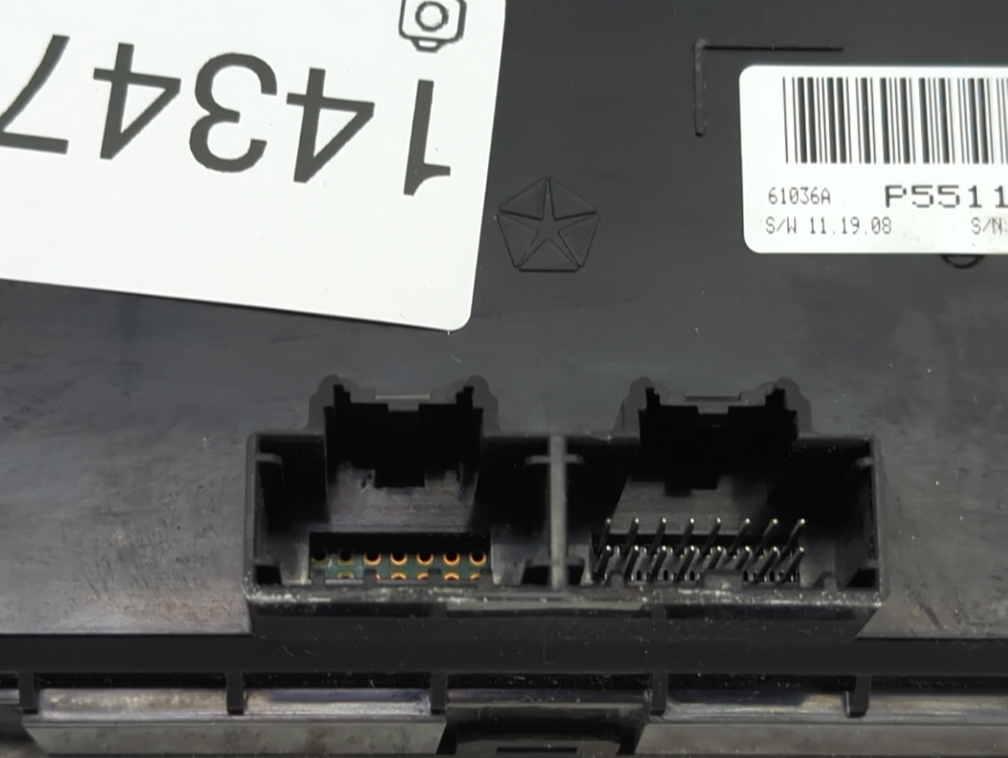 2014 Dodge Caravan Climate Control Module Temperature AC/Heater Replacement P/N:P55111249AF Fits OEM Used Auto Parts - Oemus
