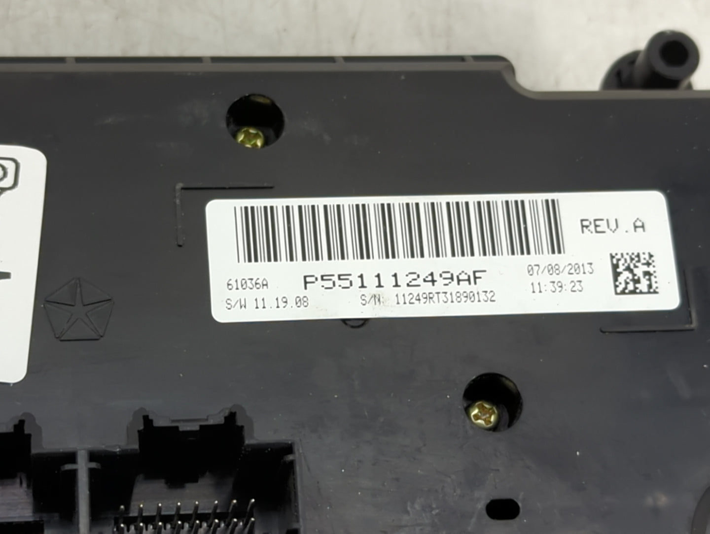 2014 Dodge Caravan Climate Control Module Temperature AC/Heater Replacement P/N:P55111249AF Fits OEM Used Auto Parts - Oemus