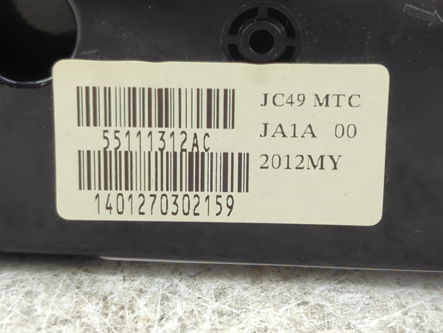 2014 Dodge Caravan Climate Control Module Temperature AC/Heater Replacement P/N:55111312AC Fits OEM Used Auto Parts - Oemuse