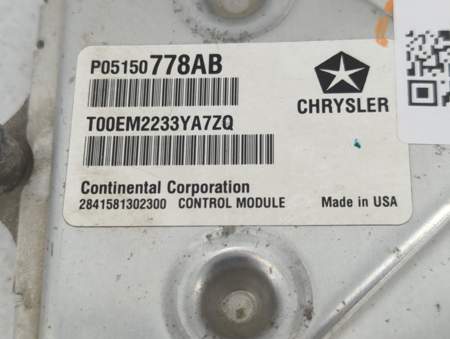 2014 Dodge Caravan PCM Engine Control Computer ECU ECM PCU OEM P/N:P05150778AB Fits OEM Used Auto Parts - Oemusedautoparts1.