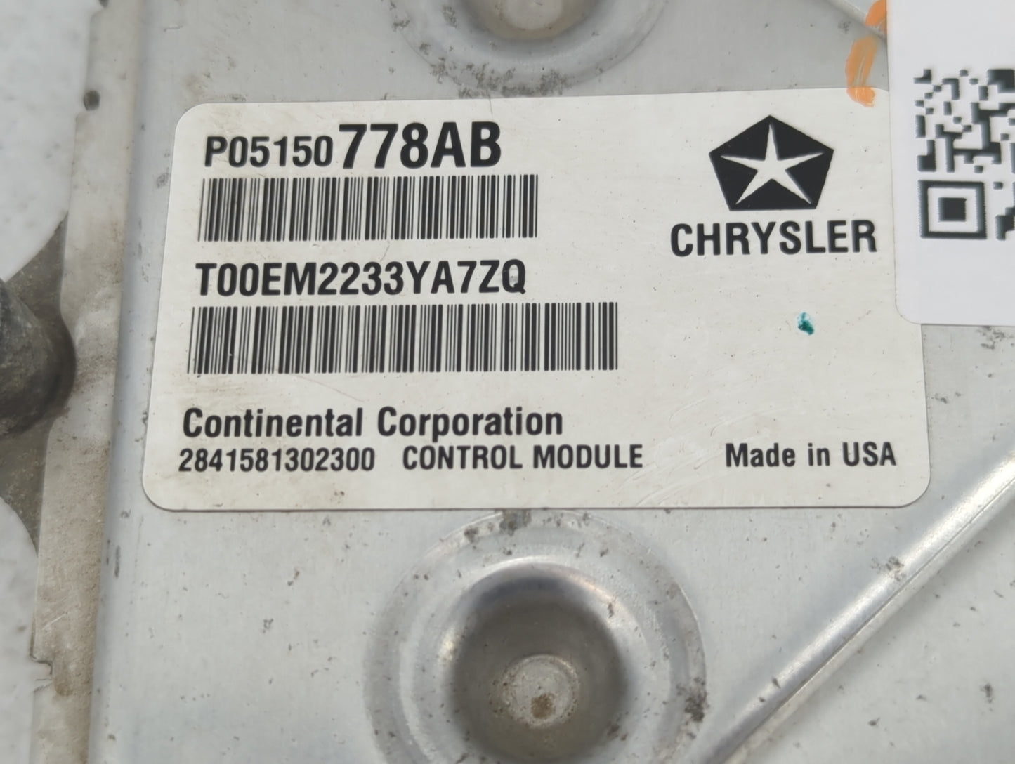 2014 Dodge Caravan PCM Engine Control Computer ECU ECM PCU OEM P/N:P05150778AB Fits OEM Used Auto Parts - Oemusedautoparts1.