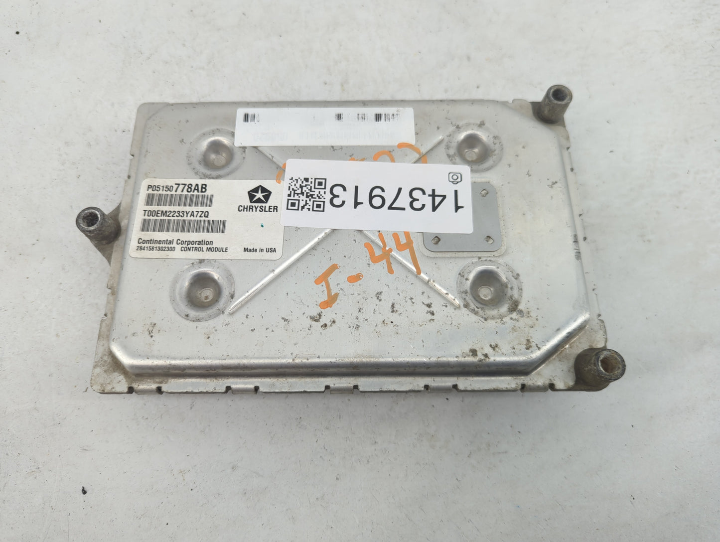 2014 Dodge Caravan PCM Engine Control Computer ECU ECM PCU OEM P/N:P05150778AB Fits OEM Used Auto Parts - Oemusedautoparts1.