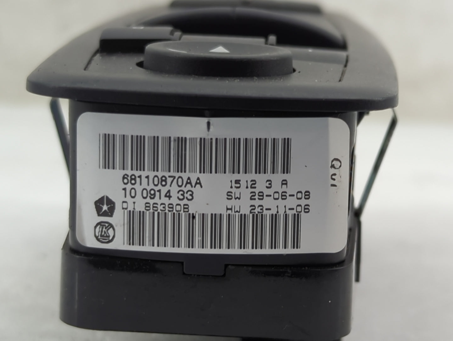 2014 Dodge Caravan Master Power Window Switch Replacement Driver Side Left P/N:68110870AA Fits Fits 2012 2013 2015 2016 OEM 