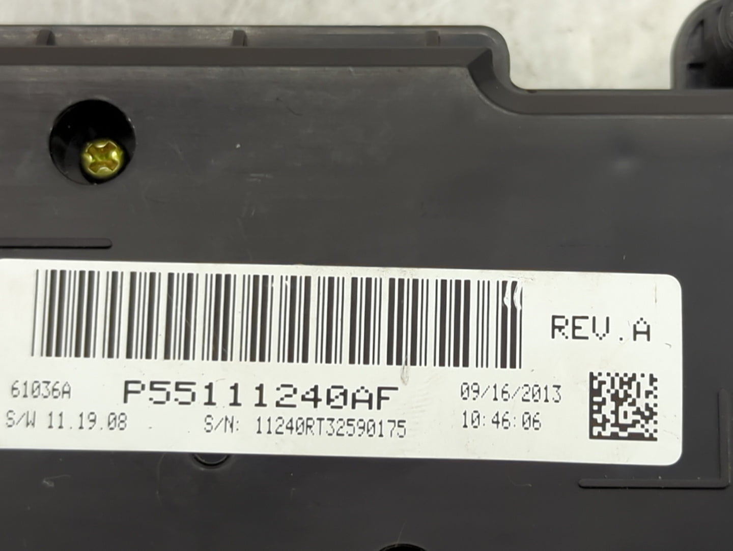 2014 Dodge Caravan Climate Control Module Temperature AC/Heater Replacement P/N:P55111240AF Fits OEM Used Auto Parts - Oemus