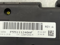 2014 Dodge Caravan Climate Control Module Temperature AC/Heater Replacement P/N:P55111240AF Fits OEM Used Auto Parts - Oemus