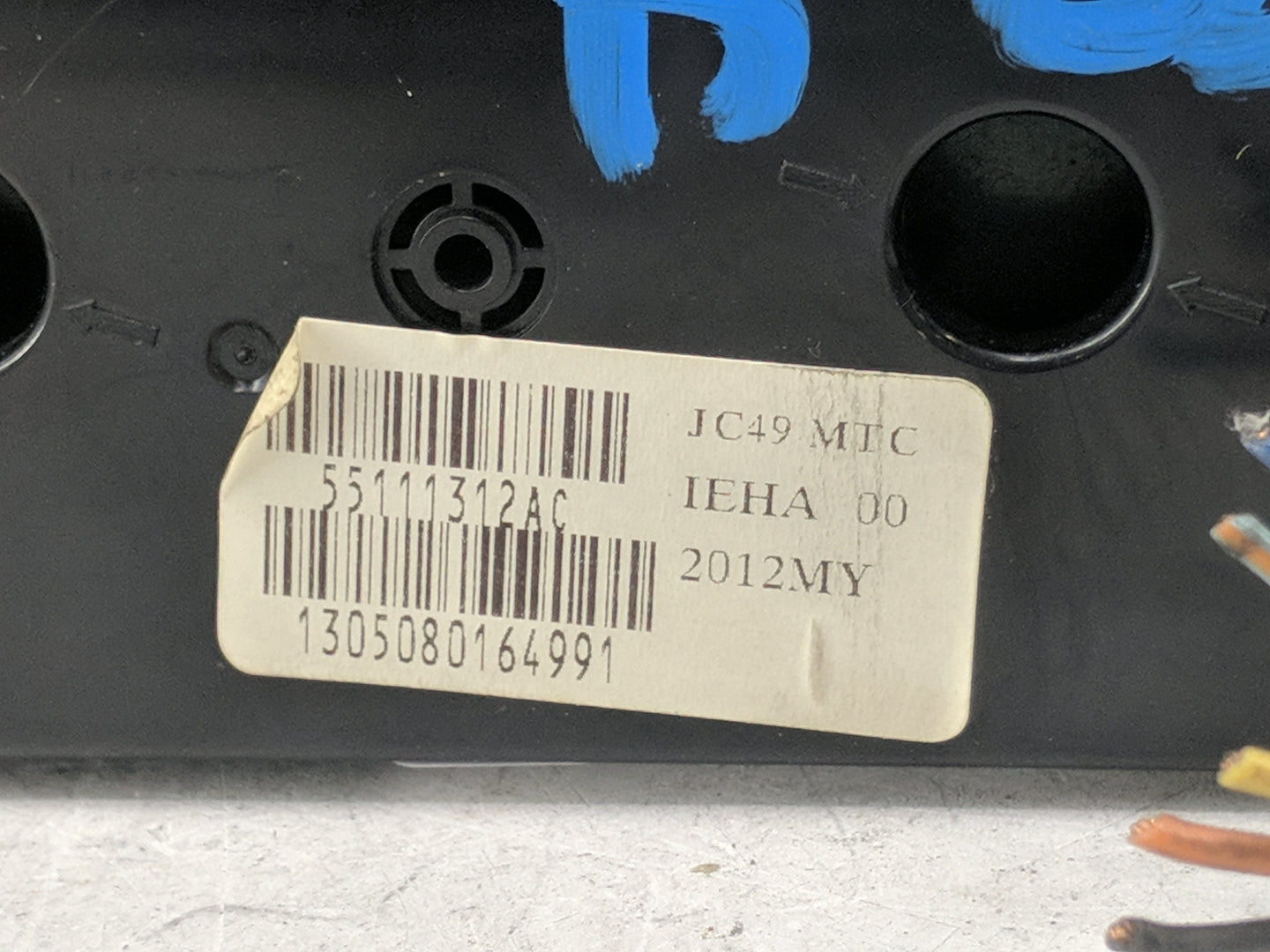 2014 Dodge Caravan Climate Control Module Temperature AC/Heater Replacement P/N:55111312AC JC49 MTC Fits OEM Used Auto Parts