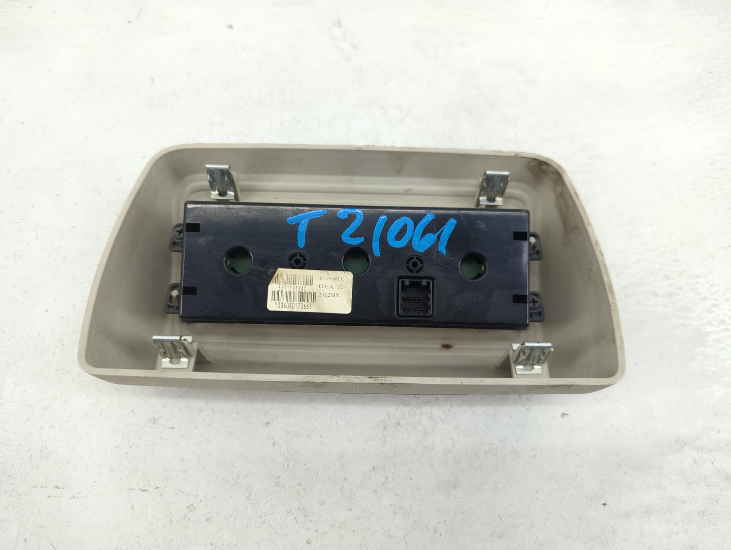 2014 Dodge Caravan Climate Control Module Temperature AC/Heater Replacement P/N:55111312AC Fits OEM Used Auto Parts - Oemuse