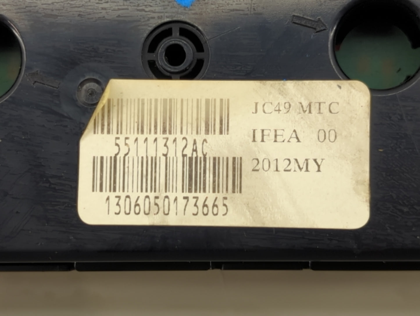 2014 Dodge Caravan Climate Control Module Temperature AC/Heater Replacement P/N:55111312AC Fits OEM Used Auto Parts - Oemuse