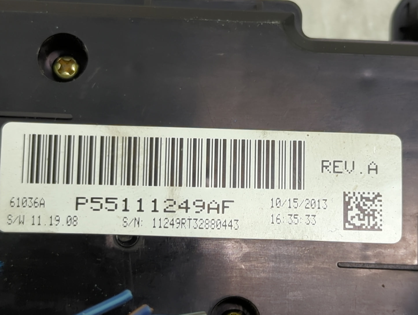 2014 Dodge Caravan Climate Control Module Temperature AC/Heater Replacement P/N:P55111249AF Fits OEM Used Auto Parts - Oemus