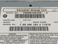 2014 Dodge Caravan Radio AM FM Cd Player Receiver Replacement P/N:P05091327AE Fits Fits 2012 2013 2015 2016 2017 2018 2019 2
