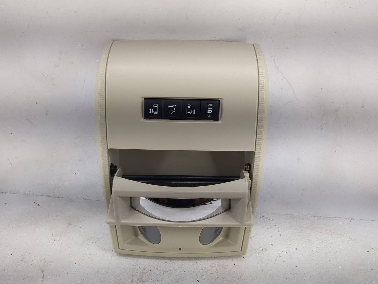 2014 Dodge Caravan Overhead Roof Console Tan - Oemusedautoparts1.com