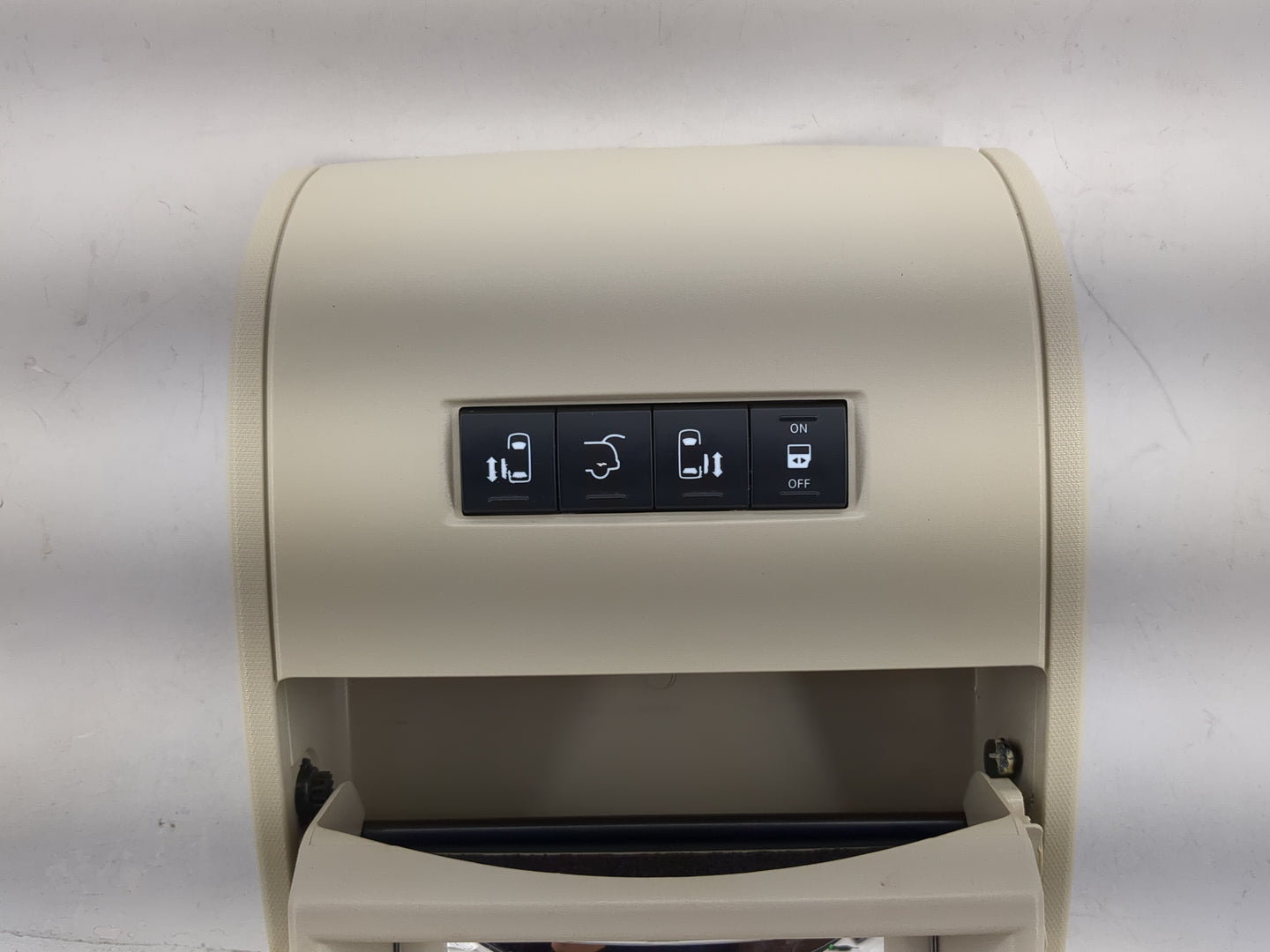 2014 Dodge Caravan Overhead Roof Console Tan - Oemusedautoparts1.com